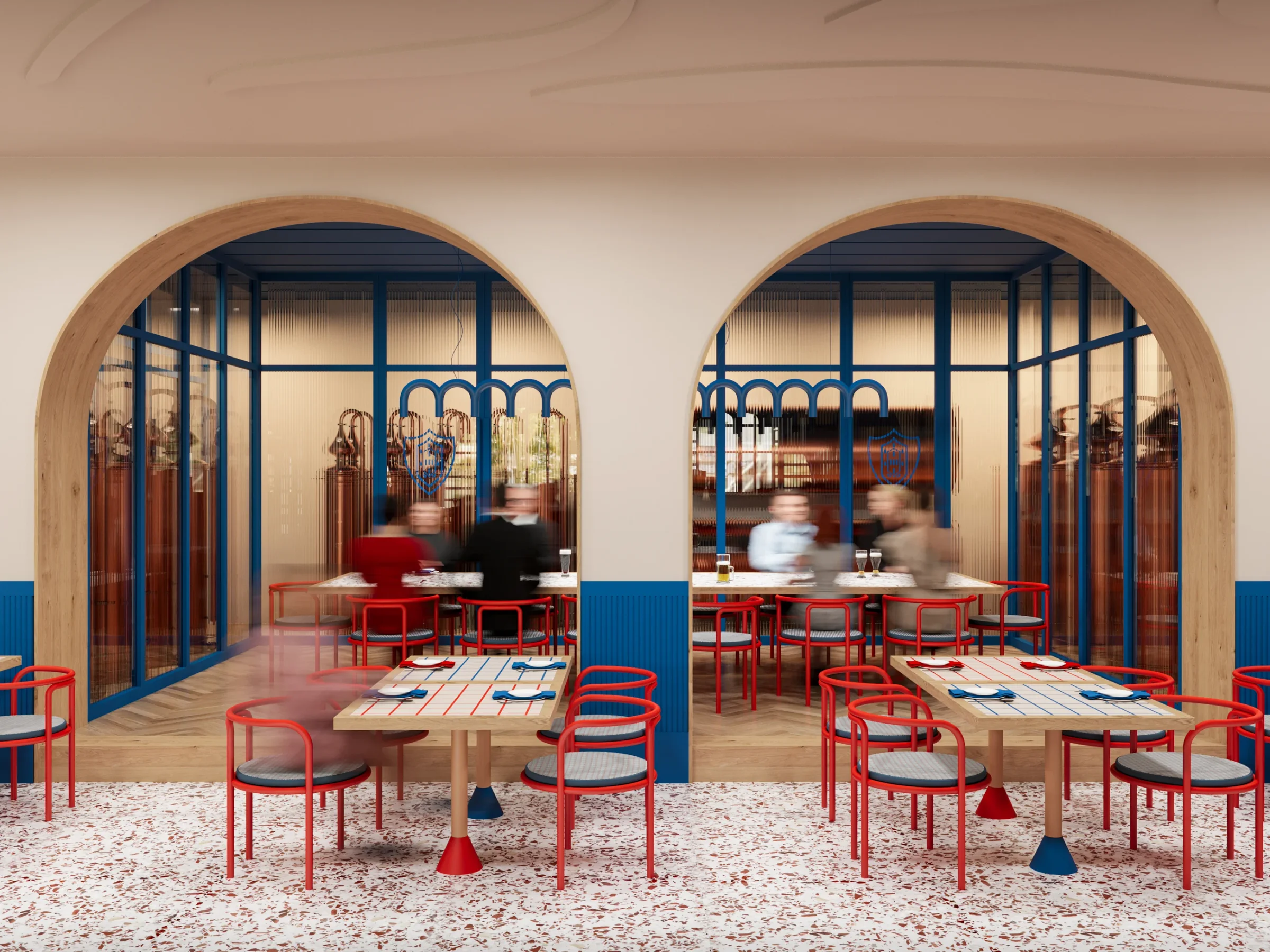 Colorful Restaurant, Lisbon, Portugal — view 2