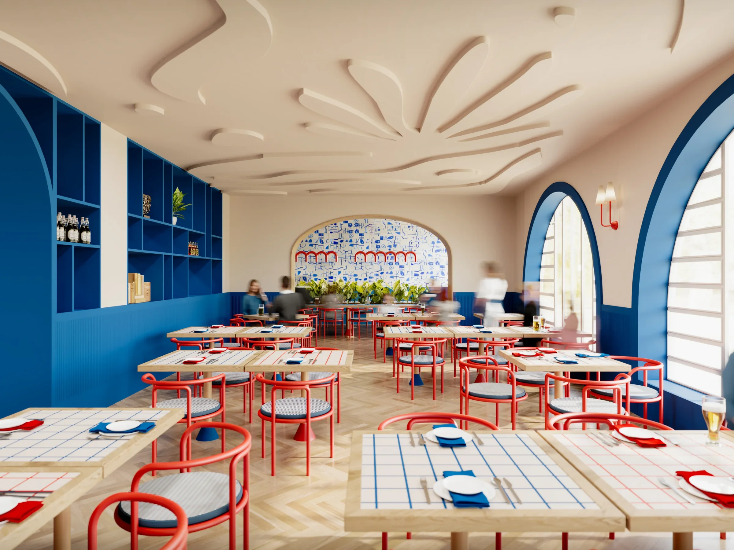Colorful Restaurant, Lisbon, Portugal — view 4