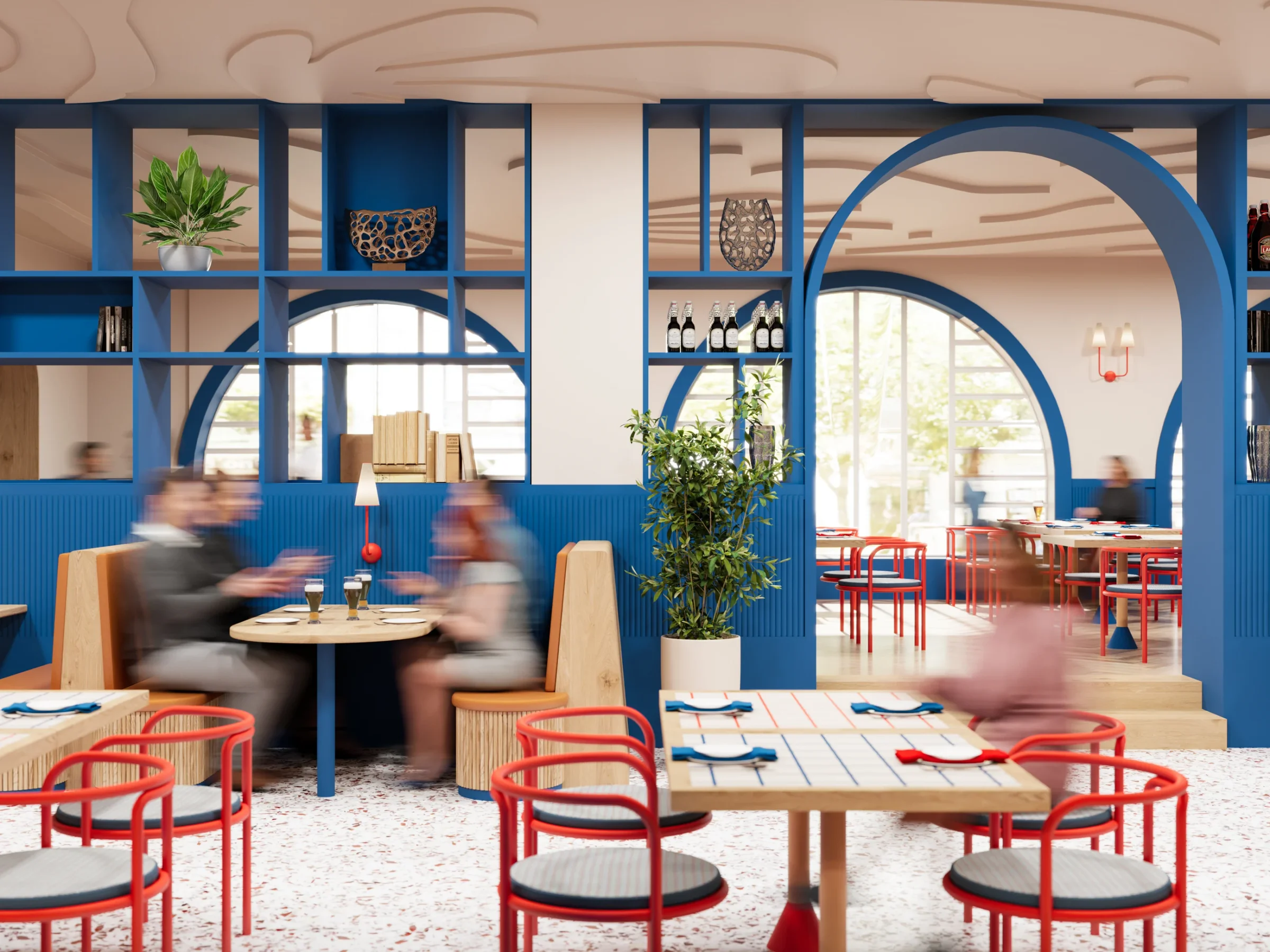 Colorful Restaurant, Lisbon, Portugal — view 5