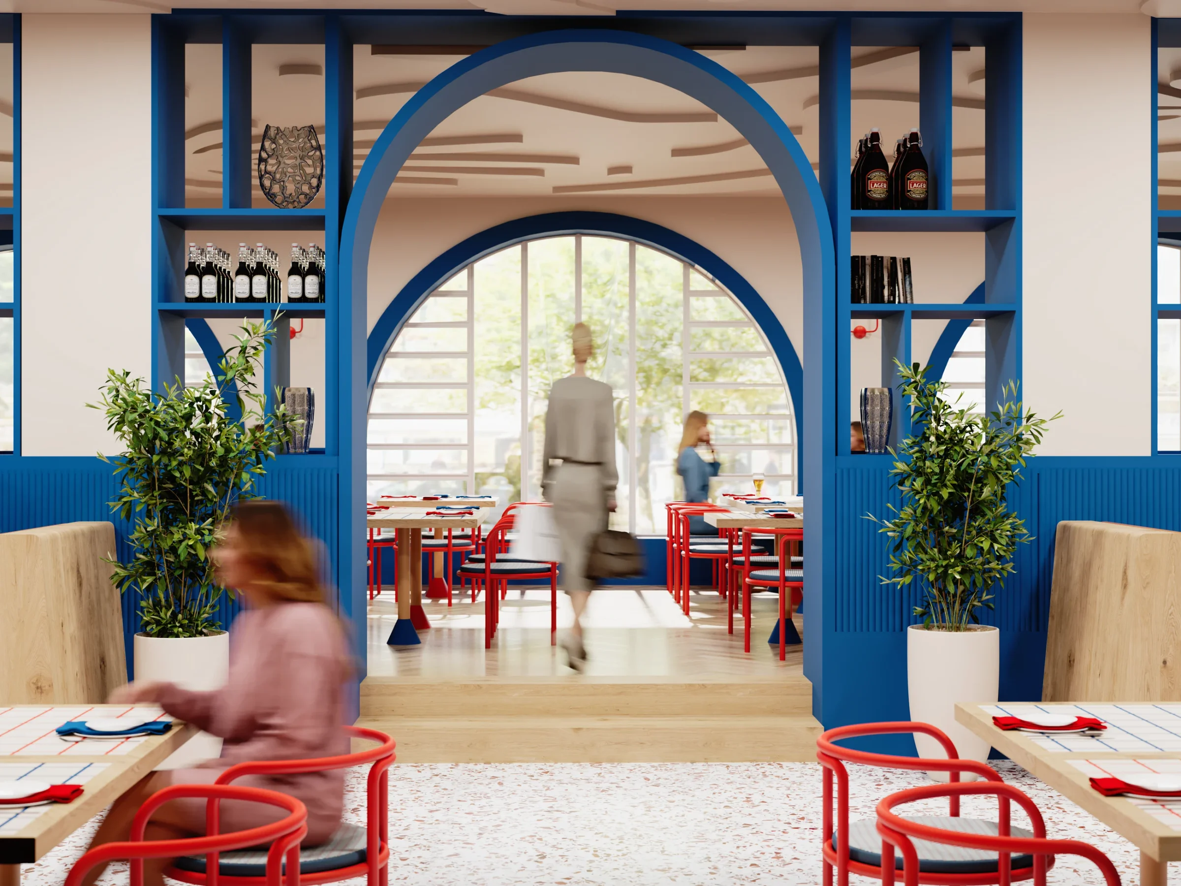 Colorful Restaurant, Lisbon, Portugal — view 6